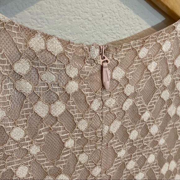 J.O.A. Lace Short Sleeve Blush Mini Dress - Picture 8 of 14